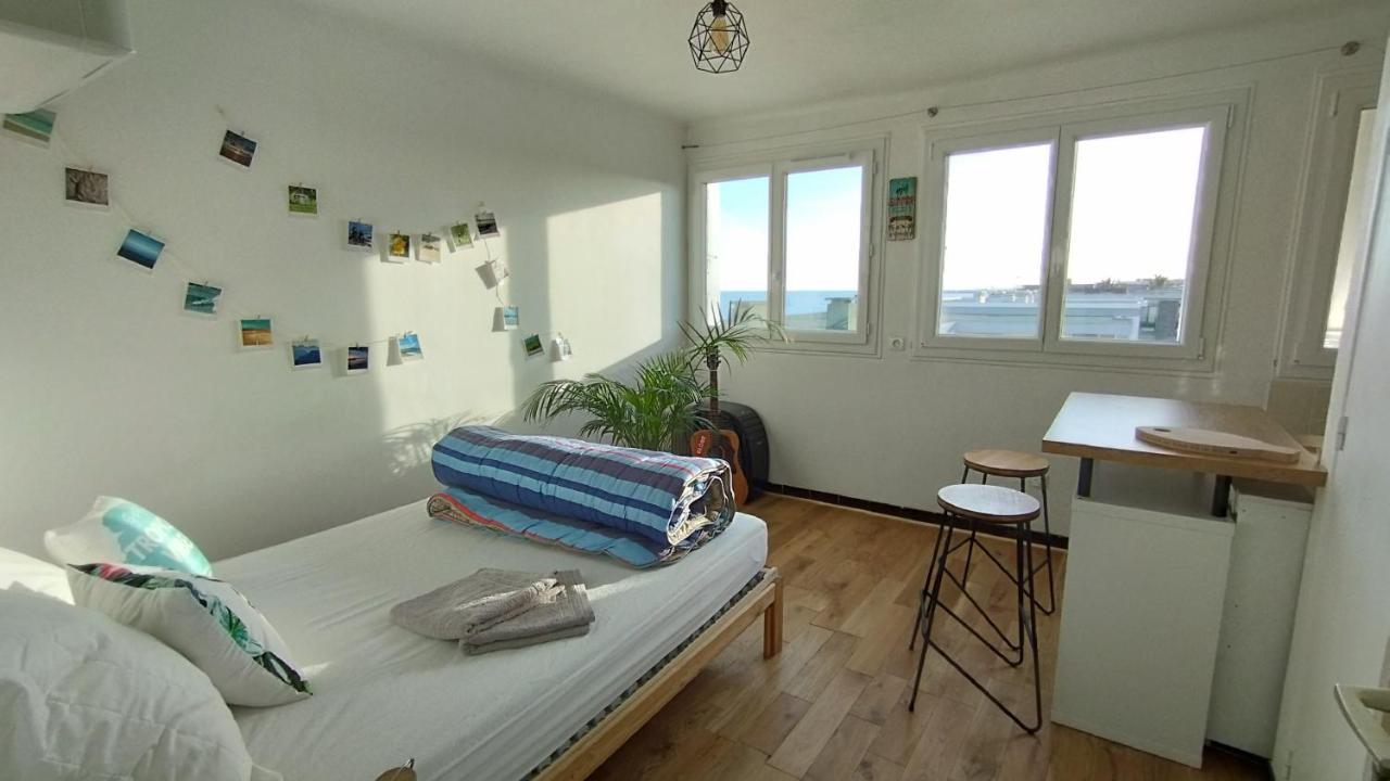 Cosy studio en étage résidence front de mer Palavas-les-Flots Exterior foto